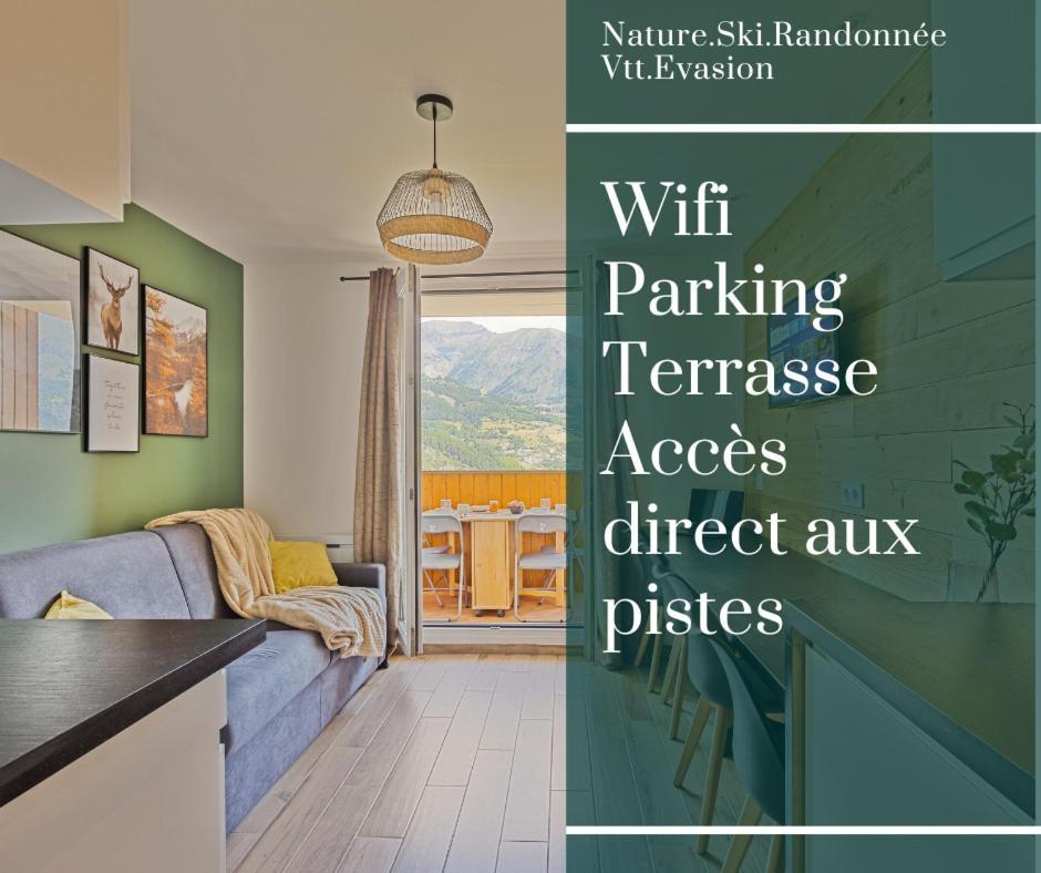 Studio De Charme Avec Vue Sur Le Val D'Allos, Parking Et Wifi Gratuit Dış mekan fotoğraf