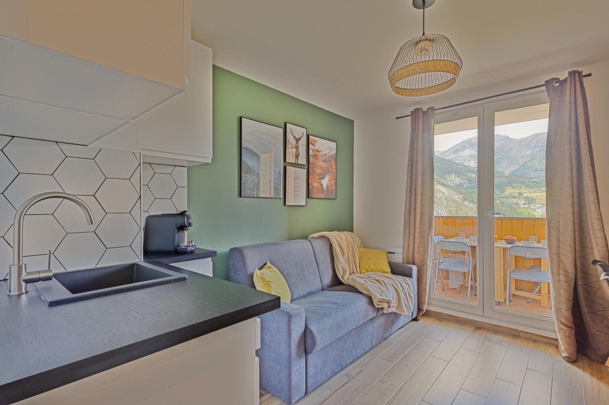 Studio De Charme Avec Vue Sur Le Val D'Allos, Parking Et Wifi Gratuit Dış mekan fotoğraf